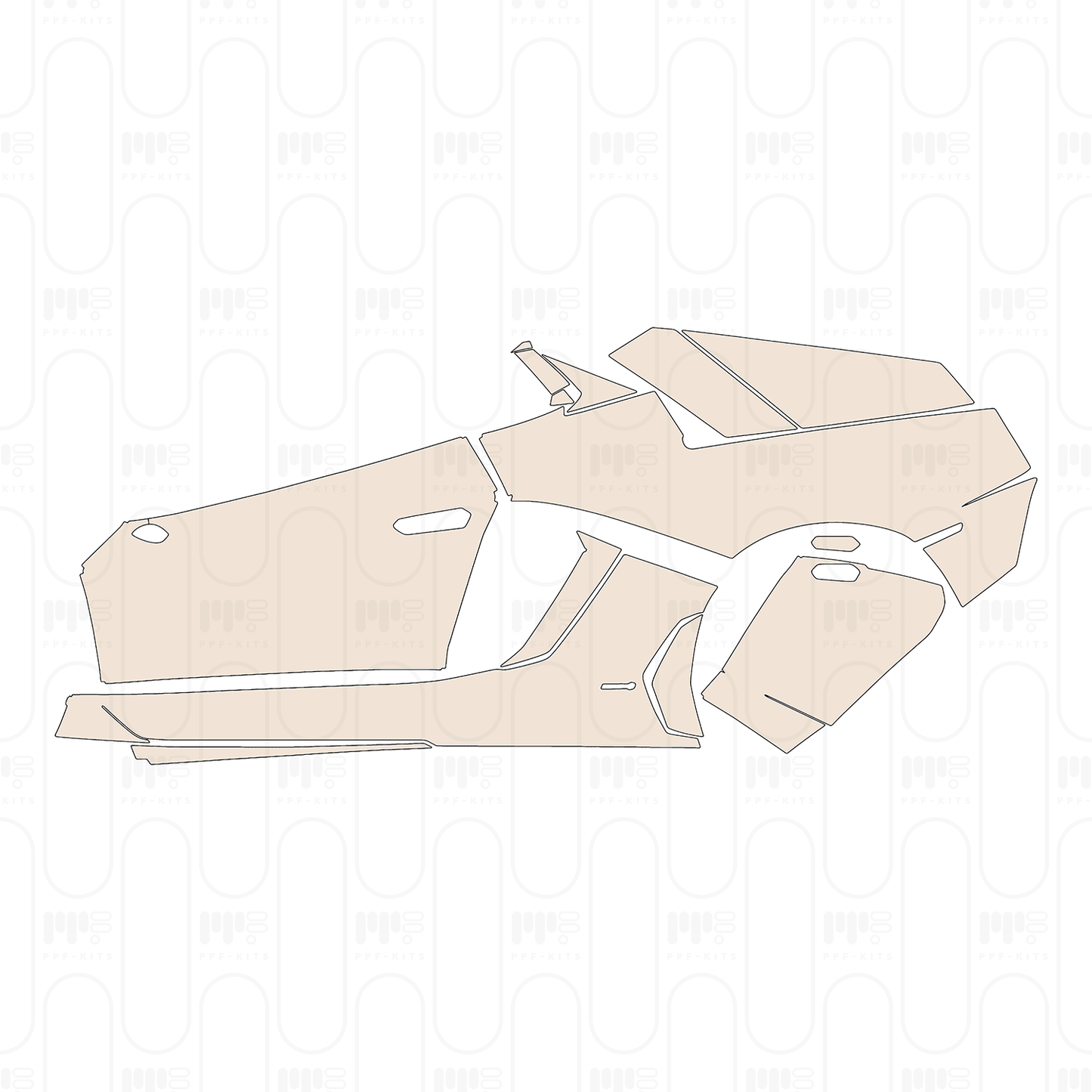 Pre-Cut PPF Lamborghini Aventador LP 700-4 Coupe 2015
