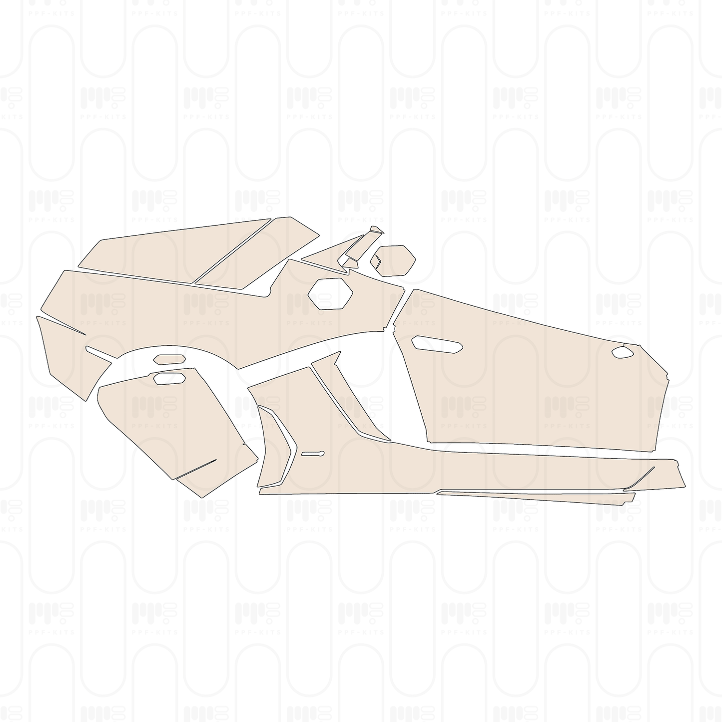 Pre-Cut PPF Lamborghini Aventador LP 700-4 Coupe 2015