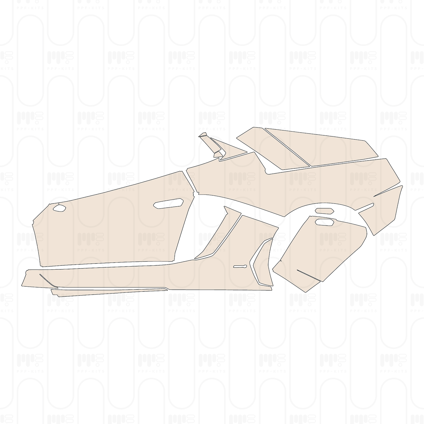 Pre-Cut PPF Lamborghini Aventador LP 700-4 Coupe 2015