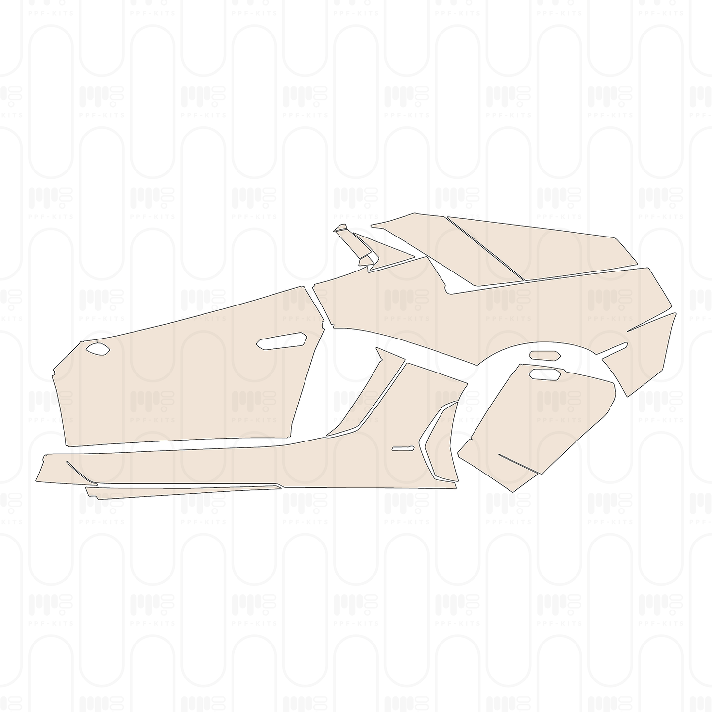 Pre-Cut PPF Lamborghini Aventador LP 700-4 Roadster 2014