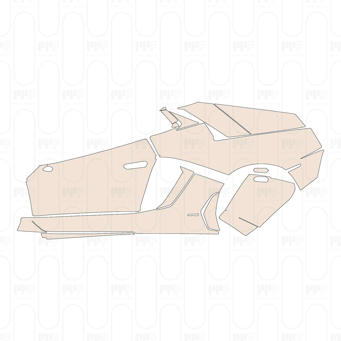 Pre-Cut PPF Lamborghini Aventador LP 700-4 Roadster 2014