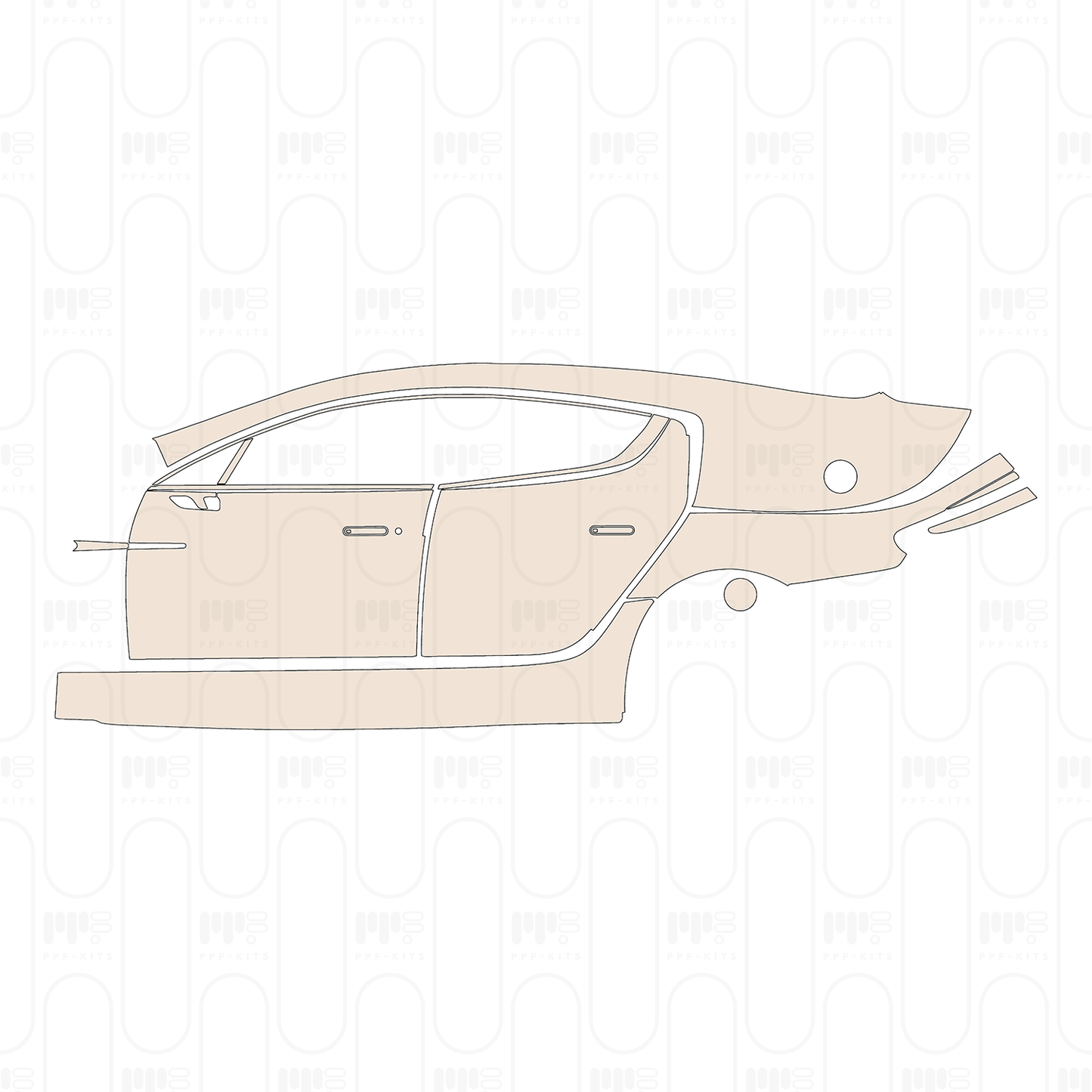 Pre-Cut PPF Aston Martin Rapide 2011