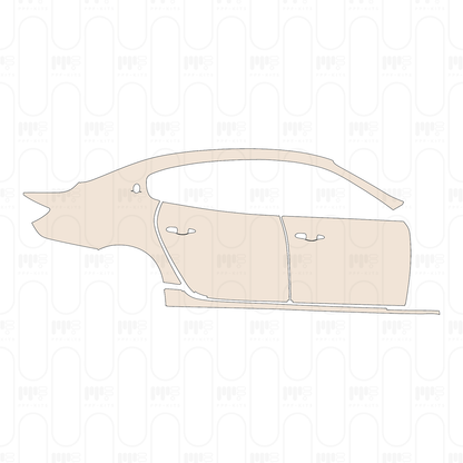 Pre-Cut PPF Maserati Quattroporte GTS Base 2013
