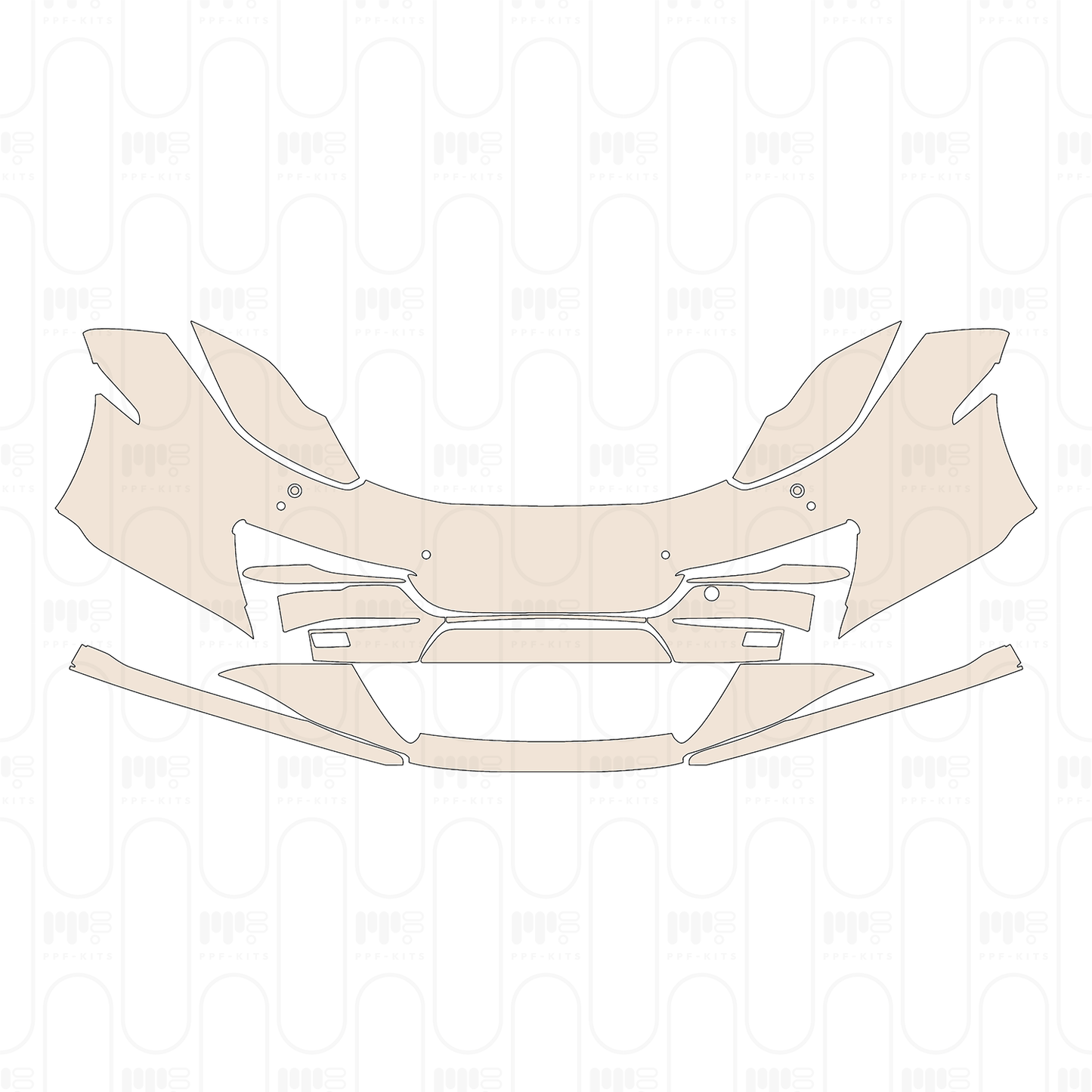 Pre-Cut PPF McLaren MP4-12C Coupe 2013