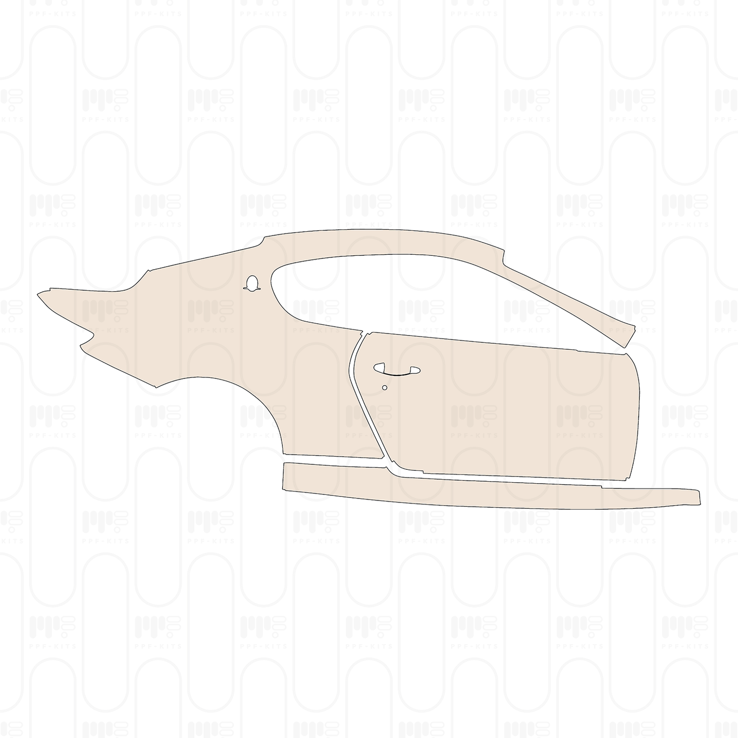 Pre-Cut PPF Maserati GranTurismo Base 2011