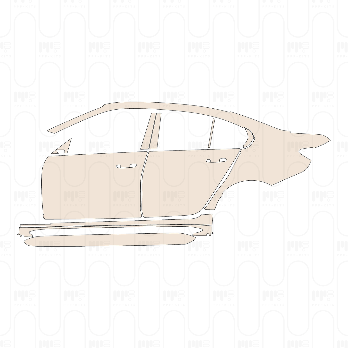 Pre-Cut PPF BMW 3 Series Sedan M3 CS 2025