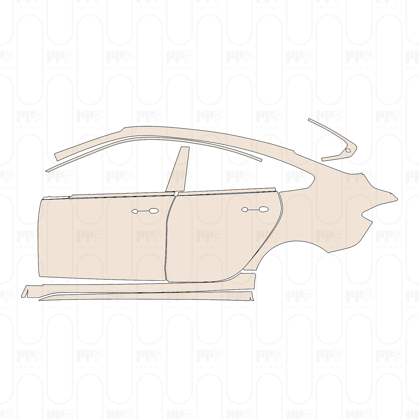 Pre-Cut PPF BMW 2 Series Gran Coupe (Standard Wheelbase) Msport 2026