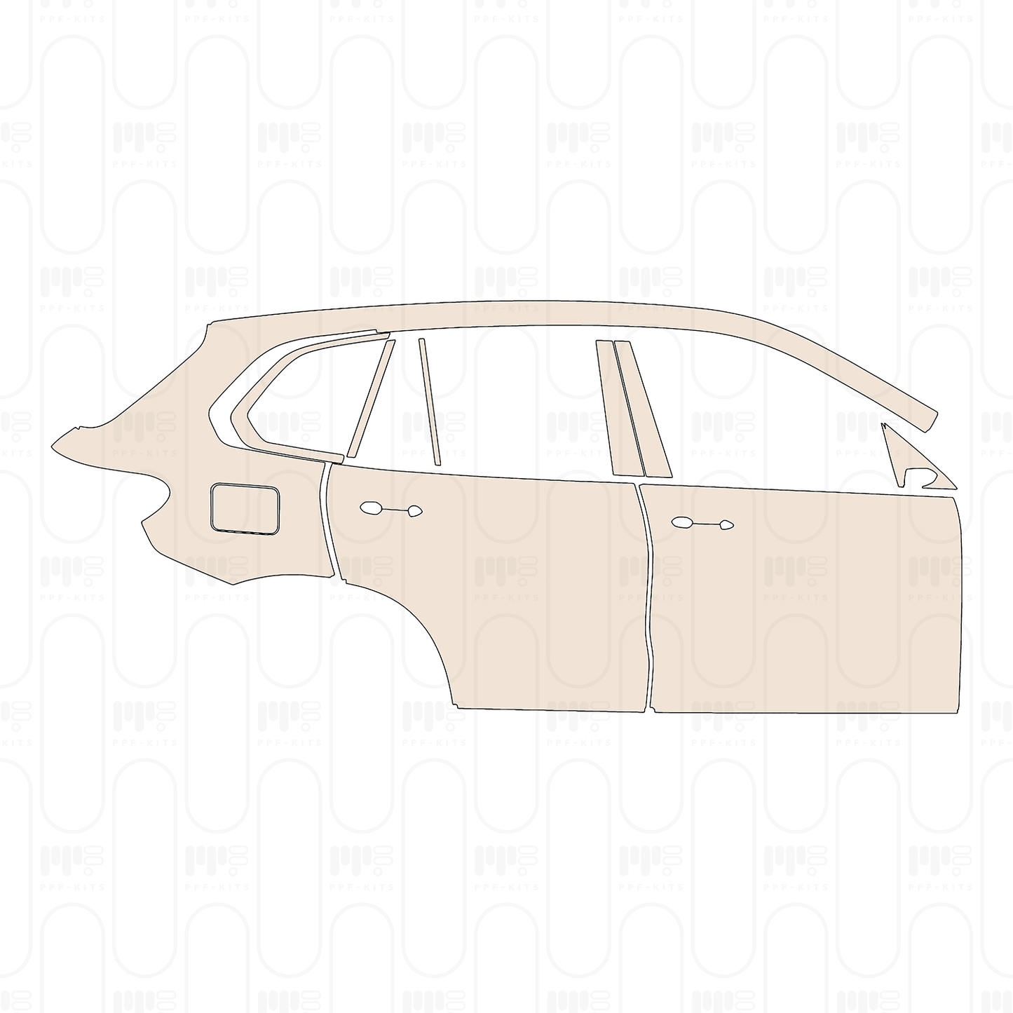 Pre-Cut PPF BMW X5 Standard Wheelbase xLine 2026