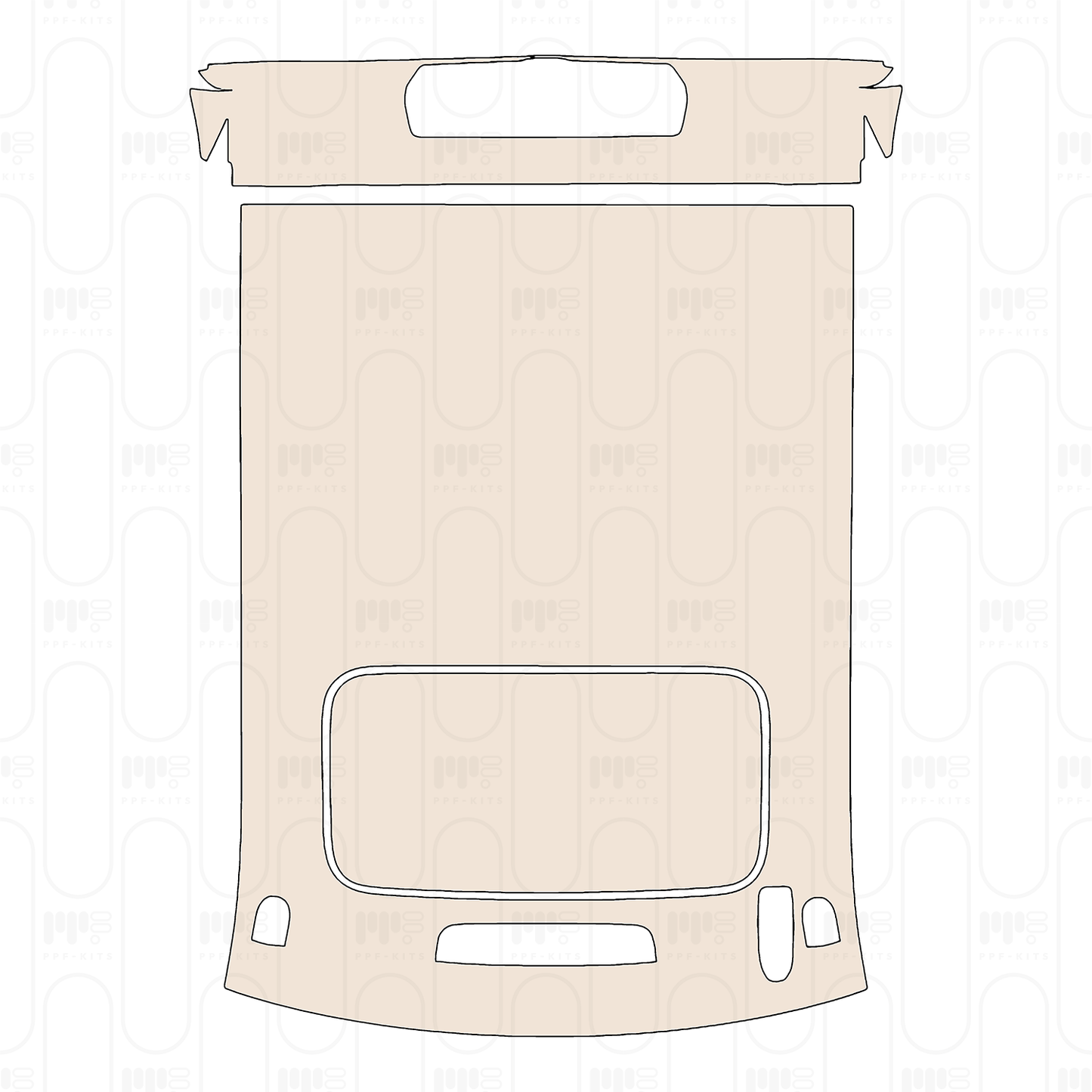 Pre-Cut PPF Chevrolet Silverado HD 2500 HD Custom 2025