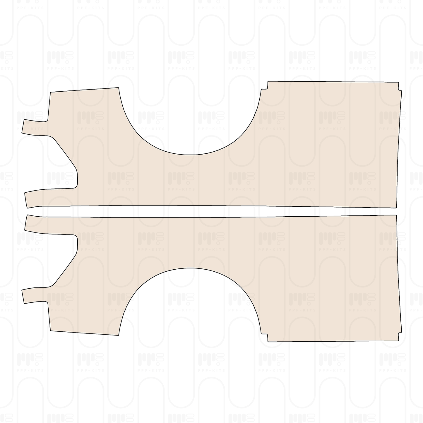 Pre-Cut PPF Ford F-150 SuperCrew STX 2025