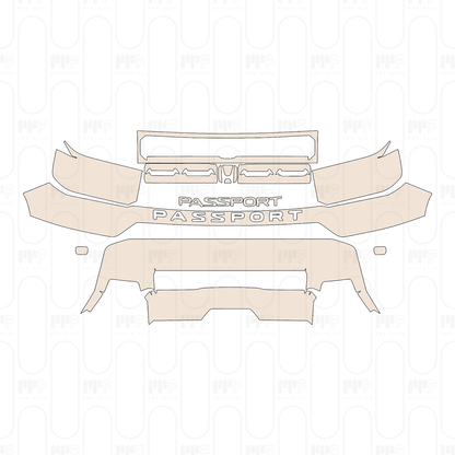 Pre-Cut PPF Honda Passport RTL 2026