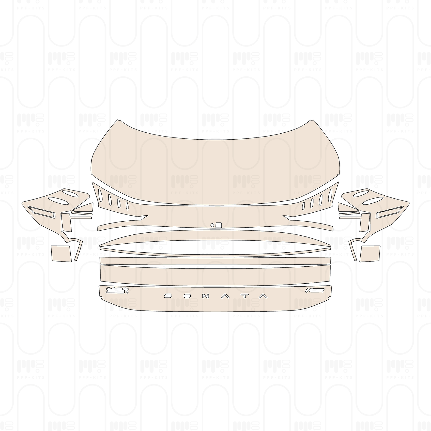 Pre-Cut PPF Hyundai Sonata SE 2025