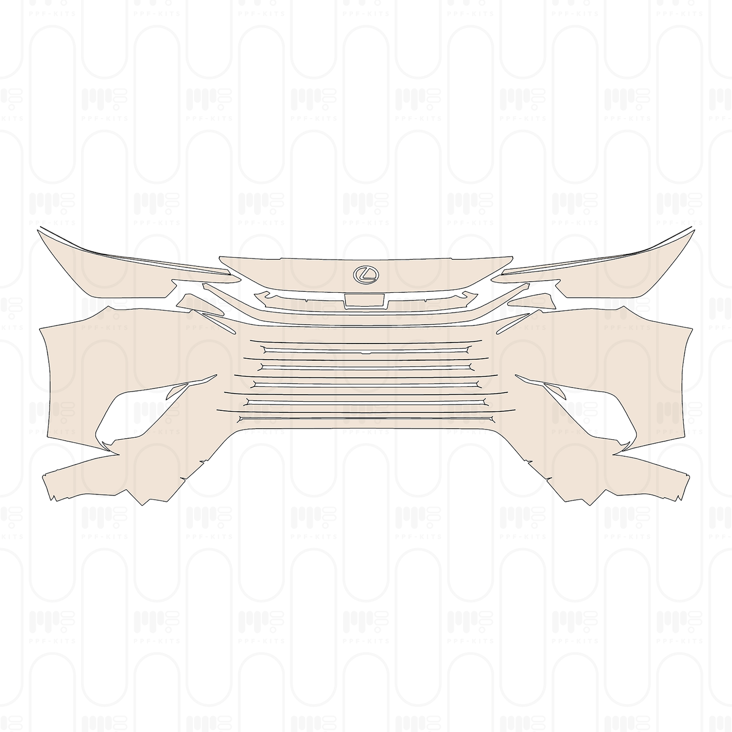 Pre-Cut PPF Lexus TX Base 2025