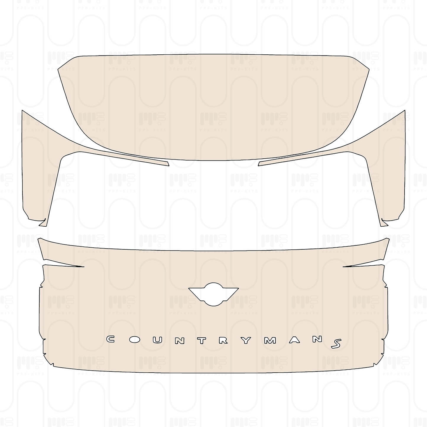 Pre-Cut PPF MINI Countryman S All4 Classic 2025