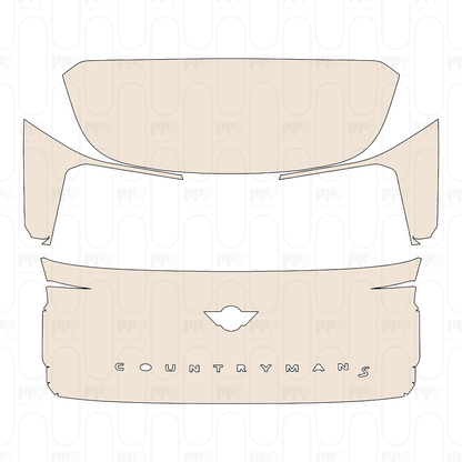 Pre-Cut PPF MINI Countryman S All4 Classic 2025