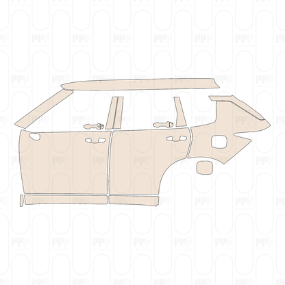 Pre-Cut PPF Mitsubishi Outlander PHEV (NA) 2025
