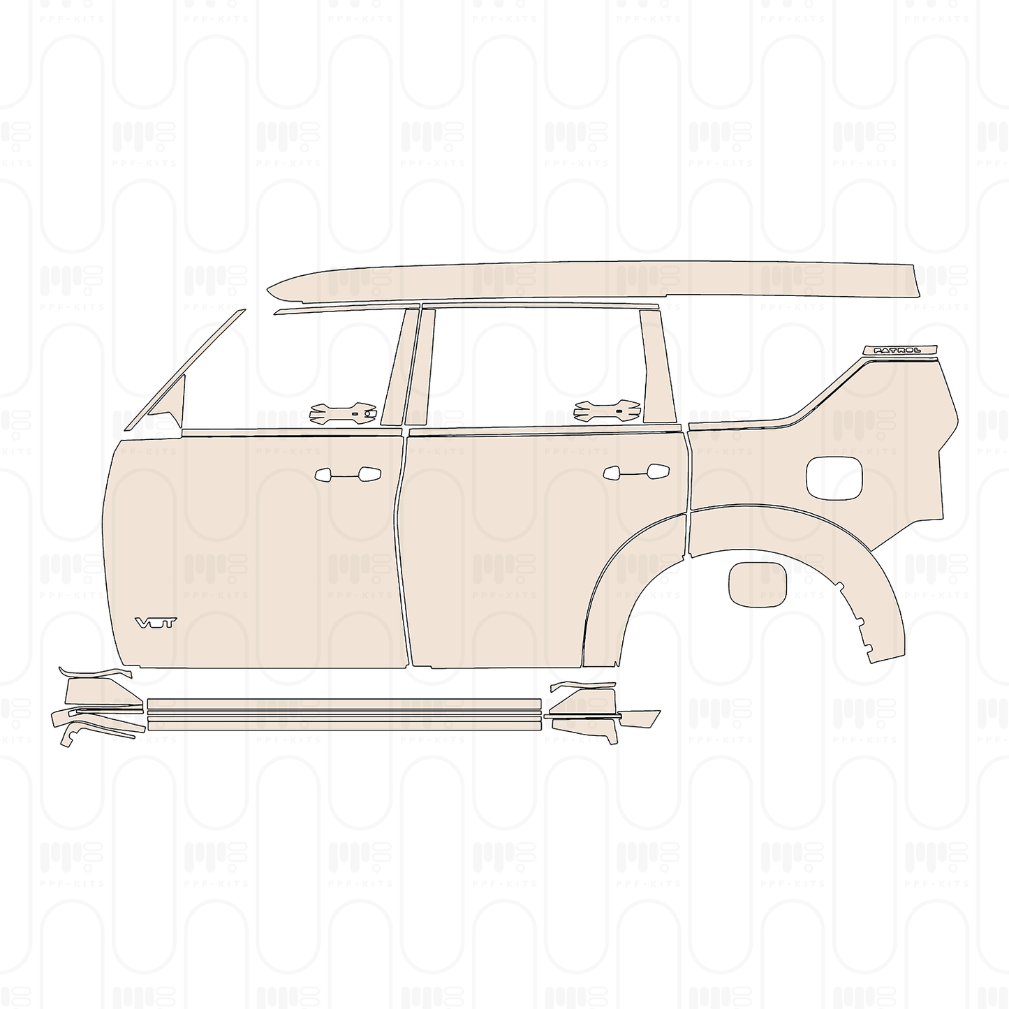 Pre-Cut PPF Nissan Patrol (ME） Nismo 2026