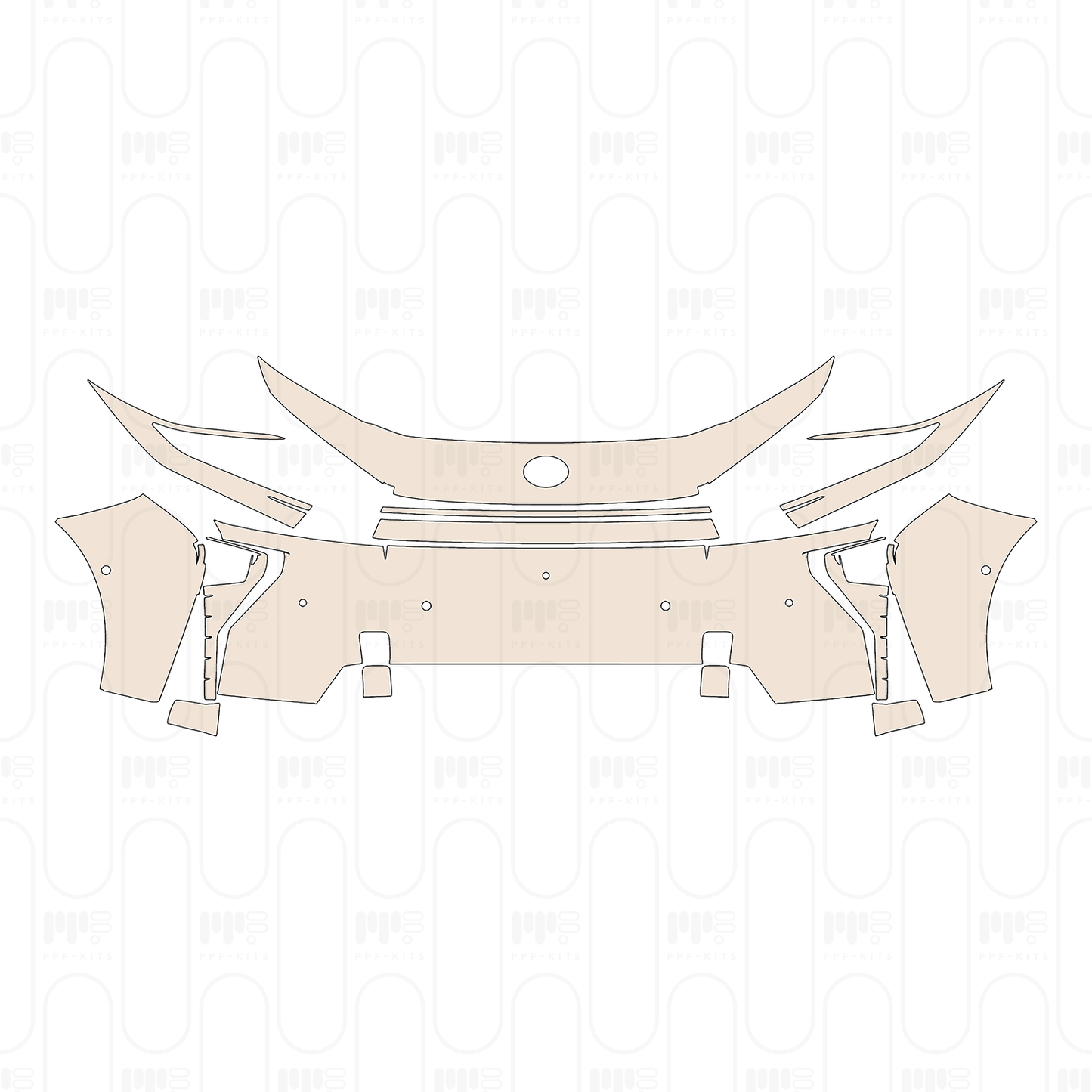 Pre-Cut PPF Toyota bZ (US) XLE 2026