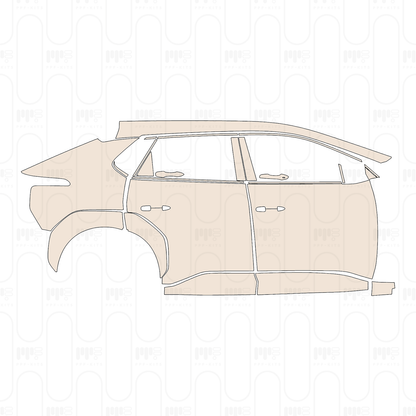 Pre-Cut PPF Toyota bZ (US) XLE 2026