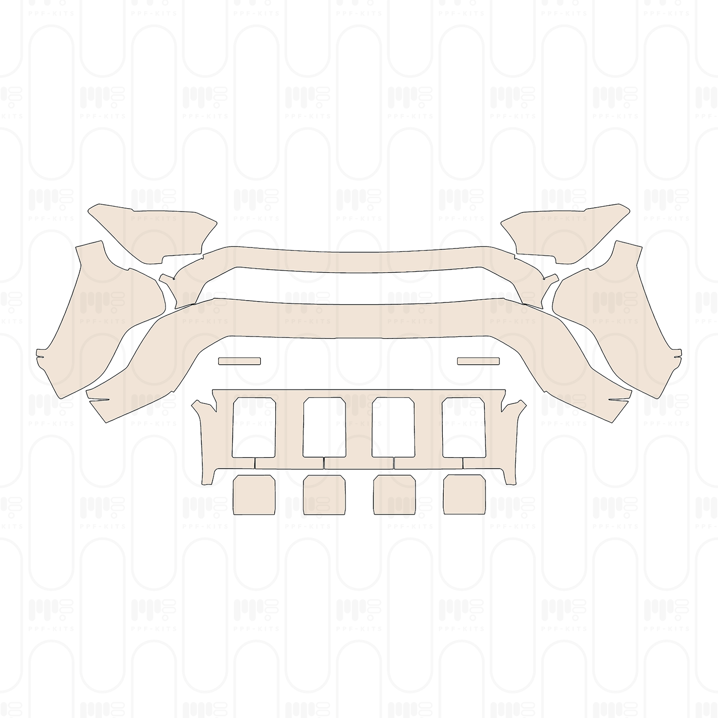 Pre-Cut PPF Toyota 4 Runner SR5 2025