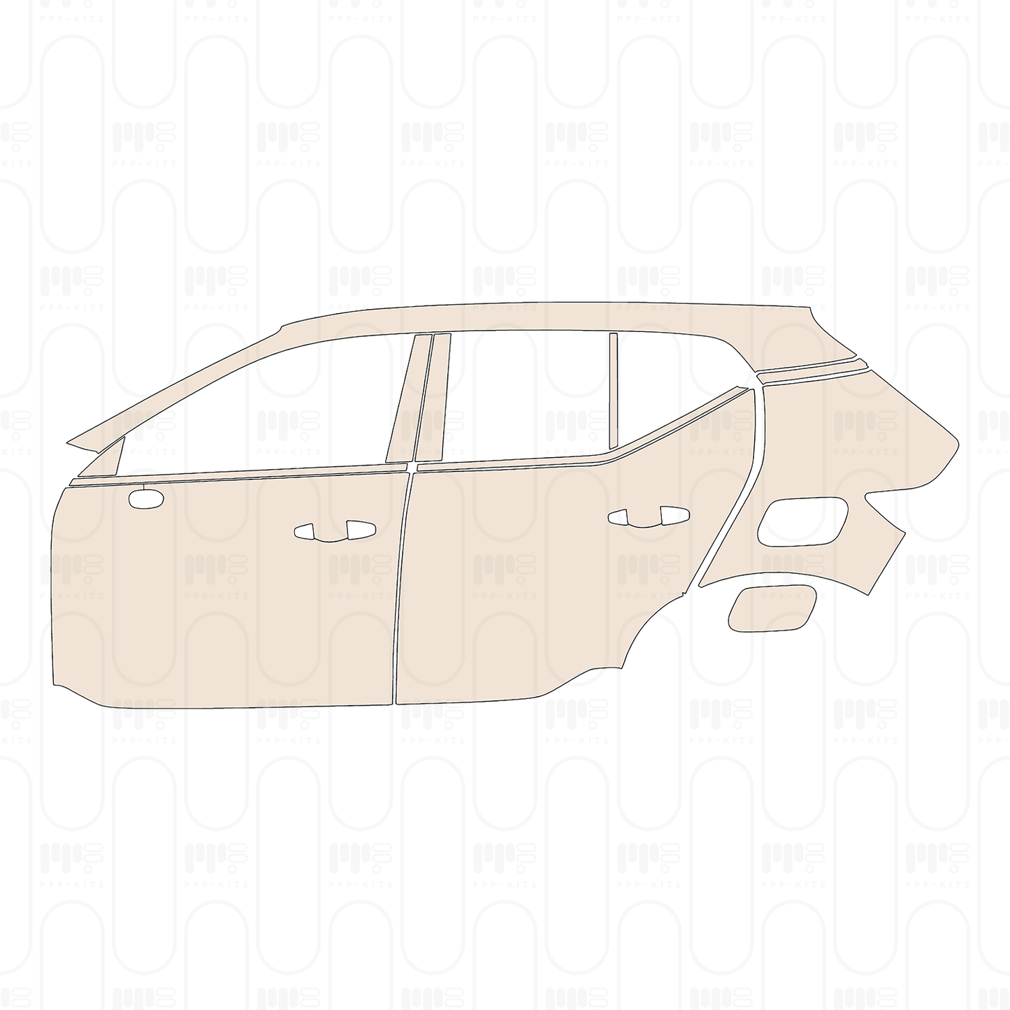 Pre-Cut PPF Volvo EX40 (NA) 2026