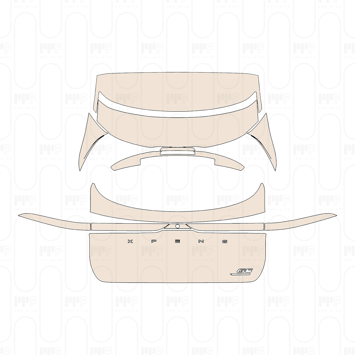 Pre-Cut PPF Xpeng G6 (EU) 2025