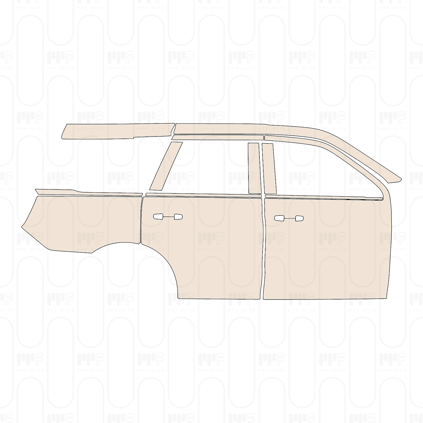 Pre-Cut PPF Ford Expedition Standard Wheelbase Platinum 2025
