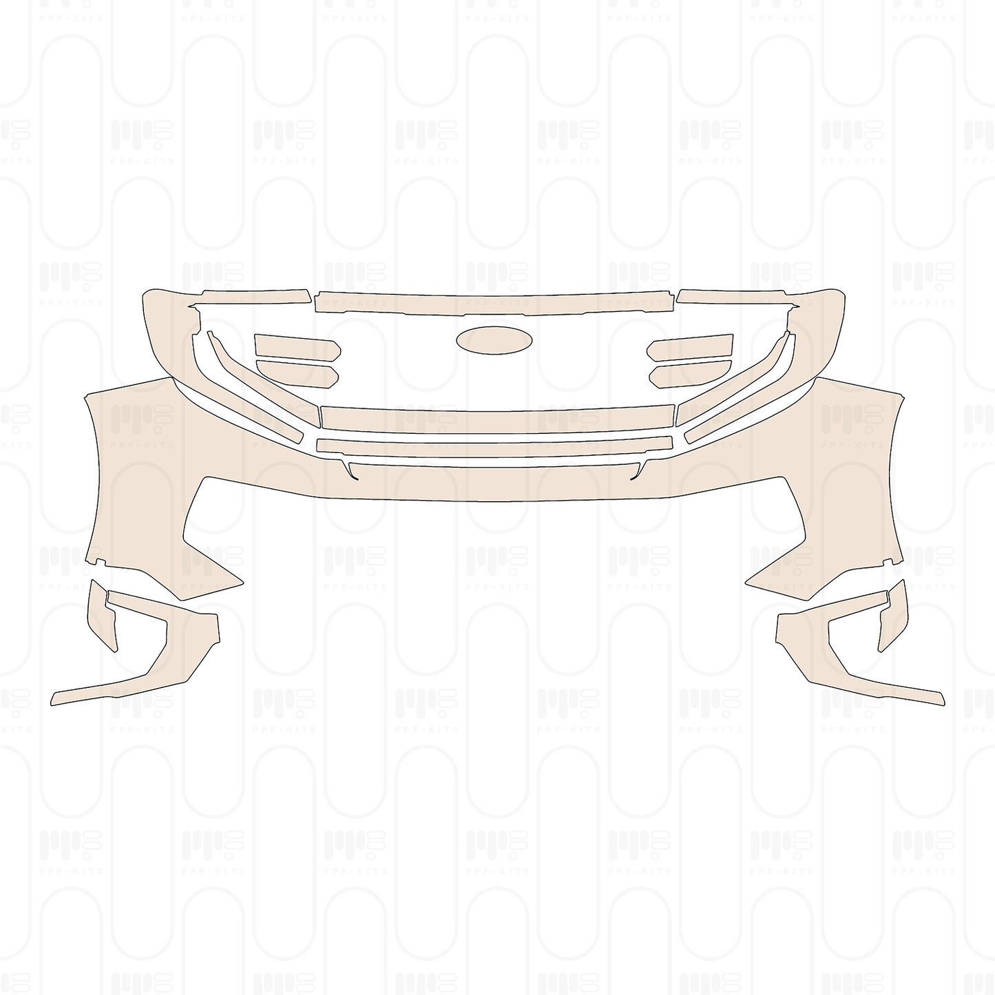 Pre-Cut PPF Ford Expedition Standard Wheelbase Tremor 2025