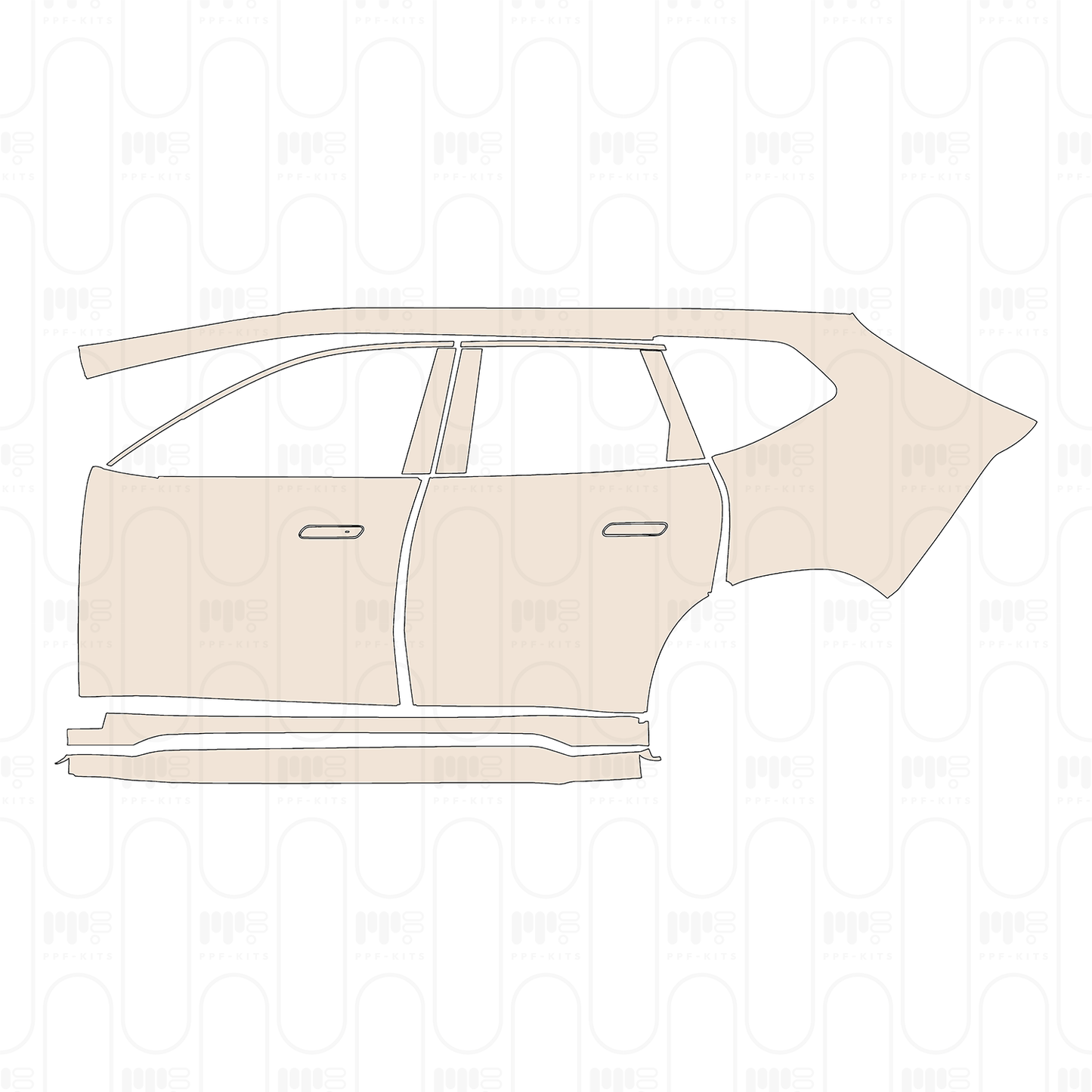 Pre-Cut PPF BMW iX3 M Sport 2026