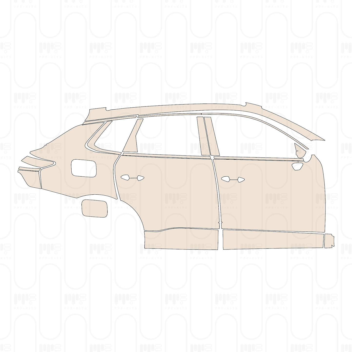 Pre-Cut PPF Audi Q3 SUV Base 2026