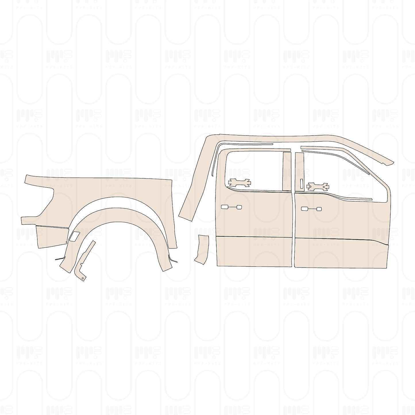 Pre-Cut PPF Ford F-150 Raptor R 2026