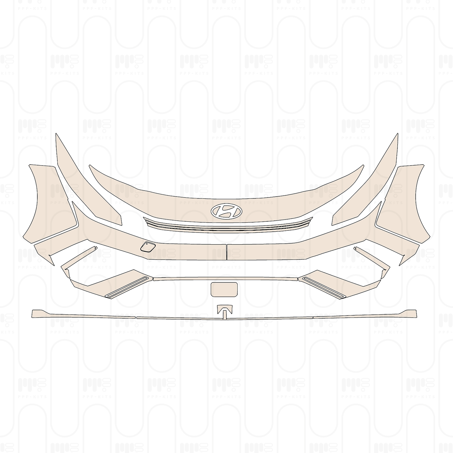 Pre-Cut PPF Hyundai Elantra N 2026