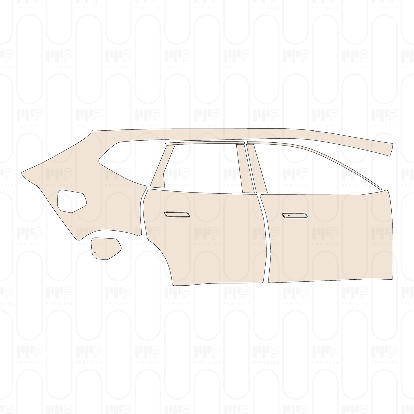 Pre-Cut PPF BMW iX3 Base 2025