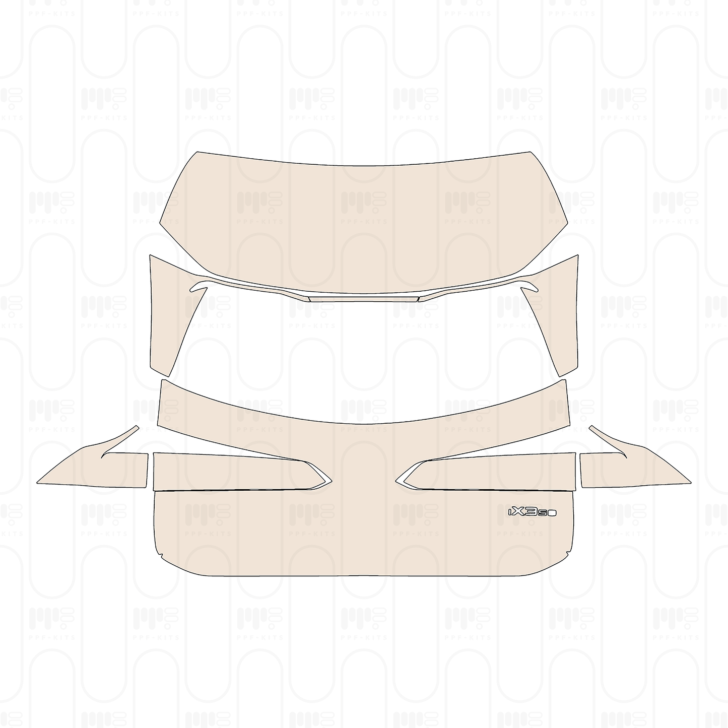 Pre-Cut PPF BMW iX3 Base 2025