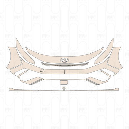 Pre-Cut PPF Hyundai Elantra N 2025