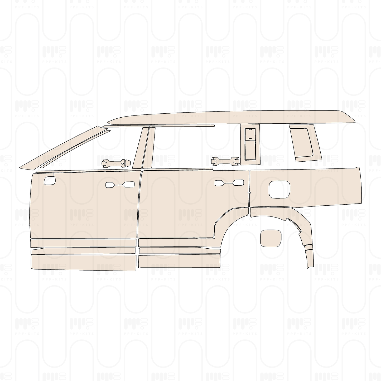 Pre-Cut PPF Hyundai Santa Fe (EU) 2025