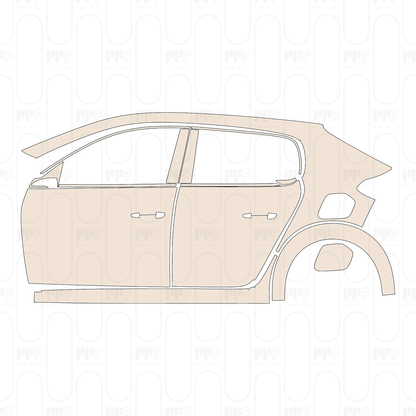 Pre-Cut PPF Peugeot 208 (EU) GT 2025