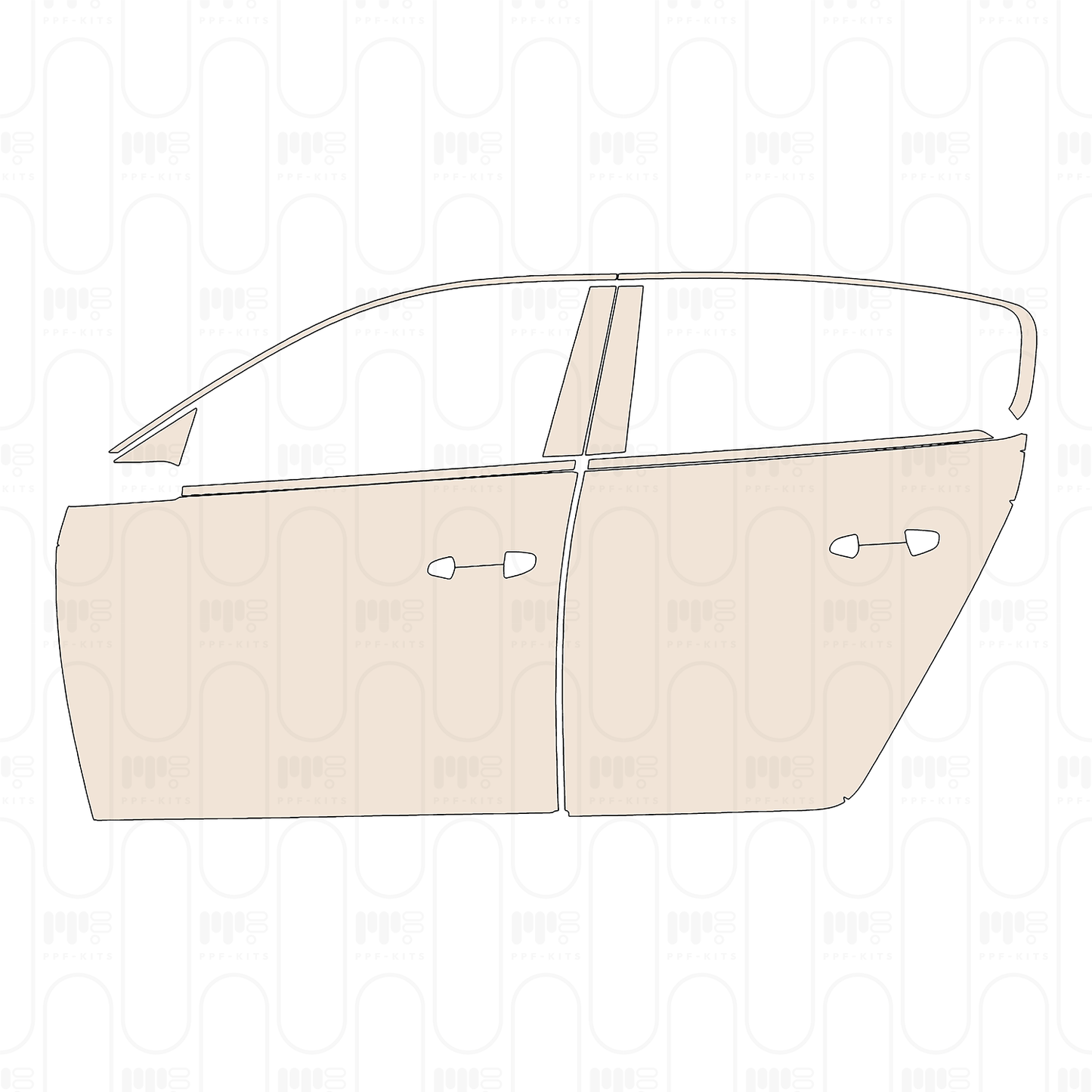 Pre-Cut PPF Peugeot 308 (EU) GT 2025