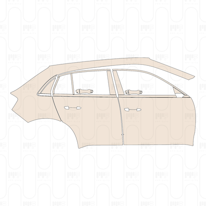 Pre-Cut PPF Ford F-150 SuperCrew XL 2025