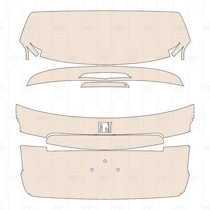 Pre-Cut PPF Ford F-150 SuperCrew XL 2025