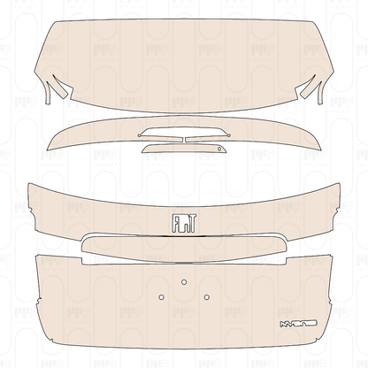 Pre-Cut PPF Ford F-150 SuperCrew XL 2025