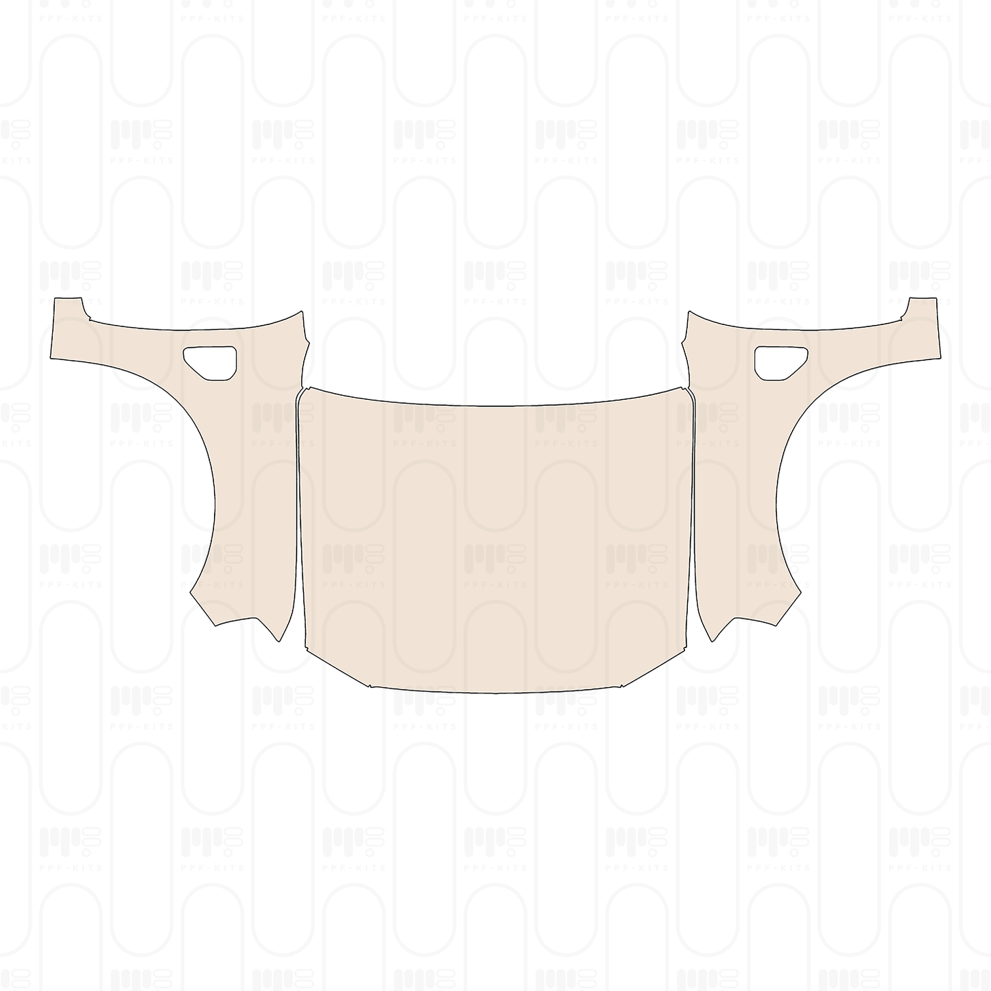 Pre-Cut PPF Ford F-150 SuperCrew XLT 2025