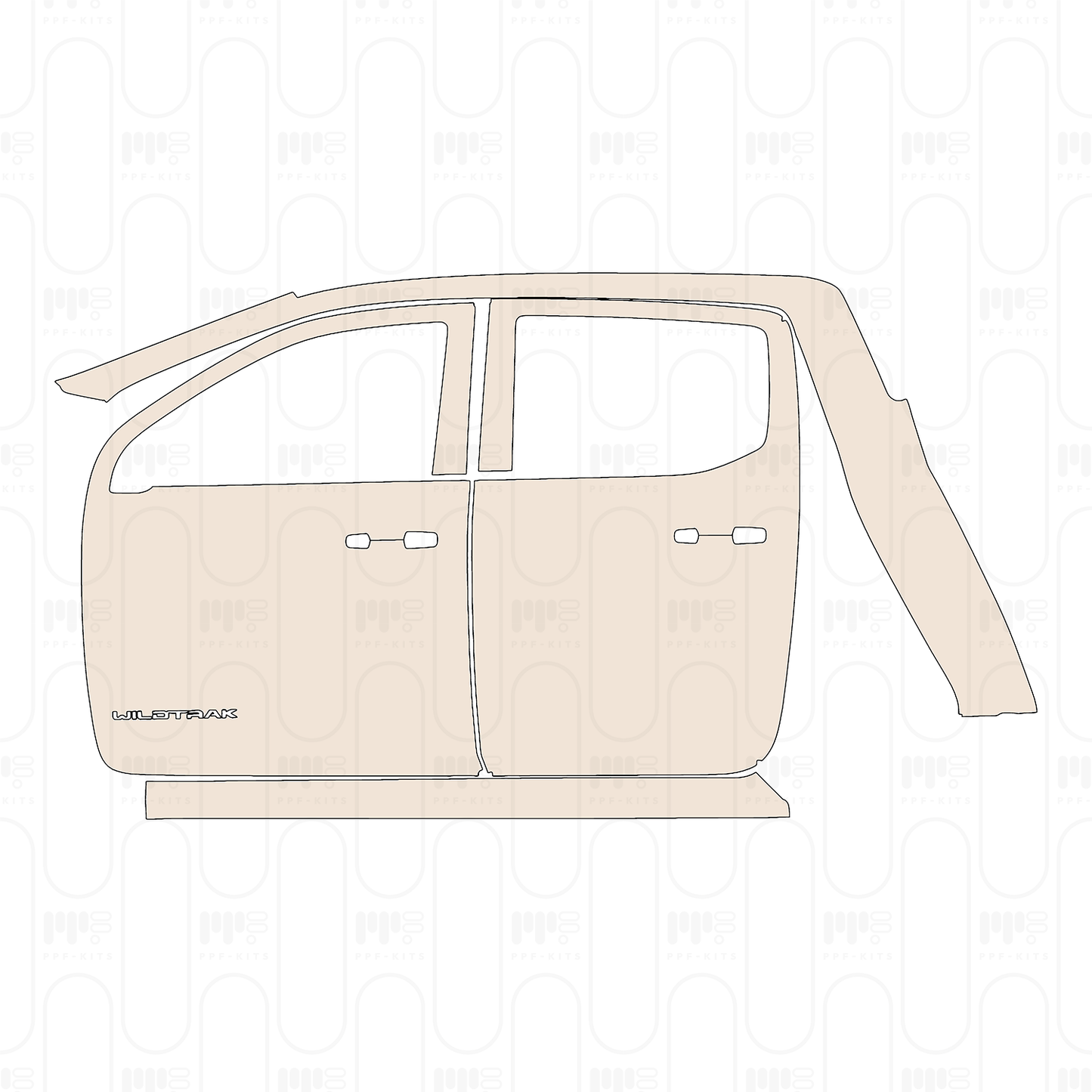 Pre-Cut PPF Ford Ranger (EU) Wildtrak 2025