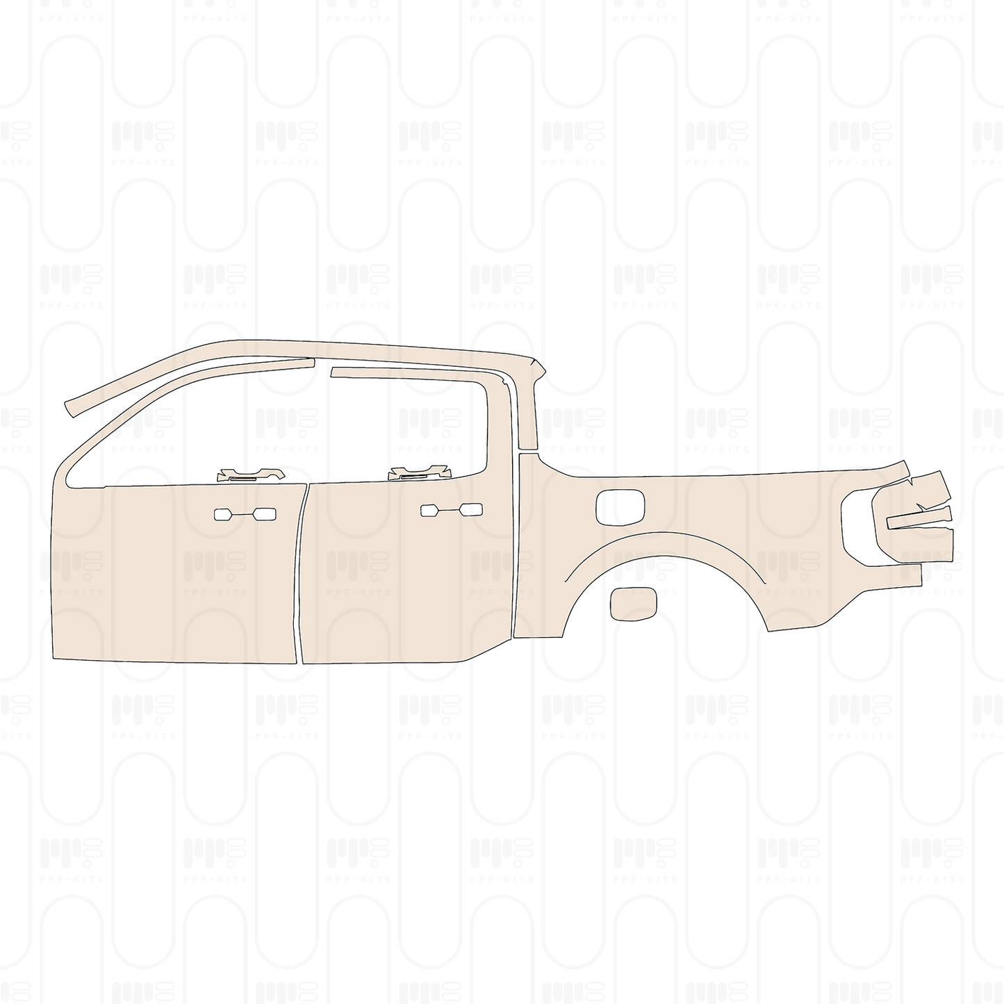 Pre-Cut PPF Ford Maverick XL 2025