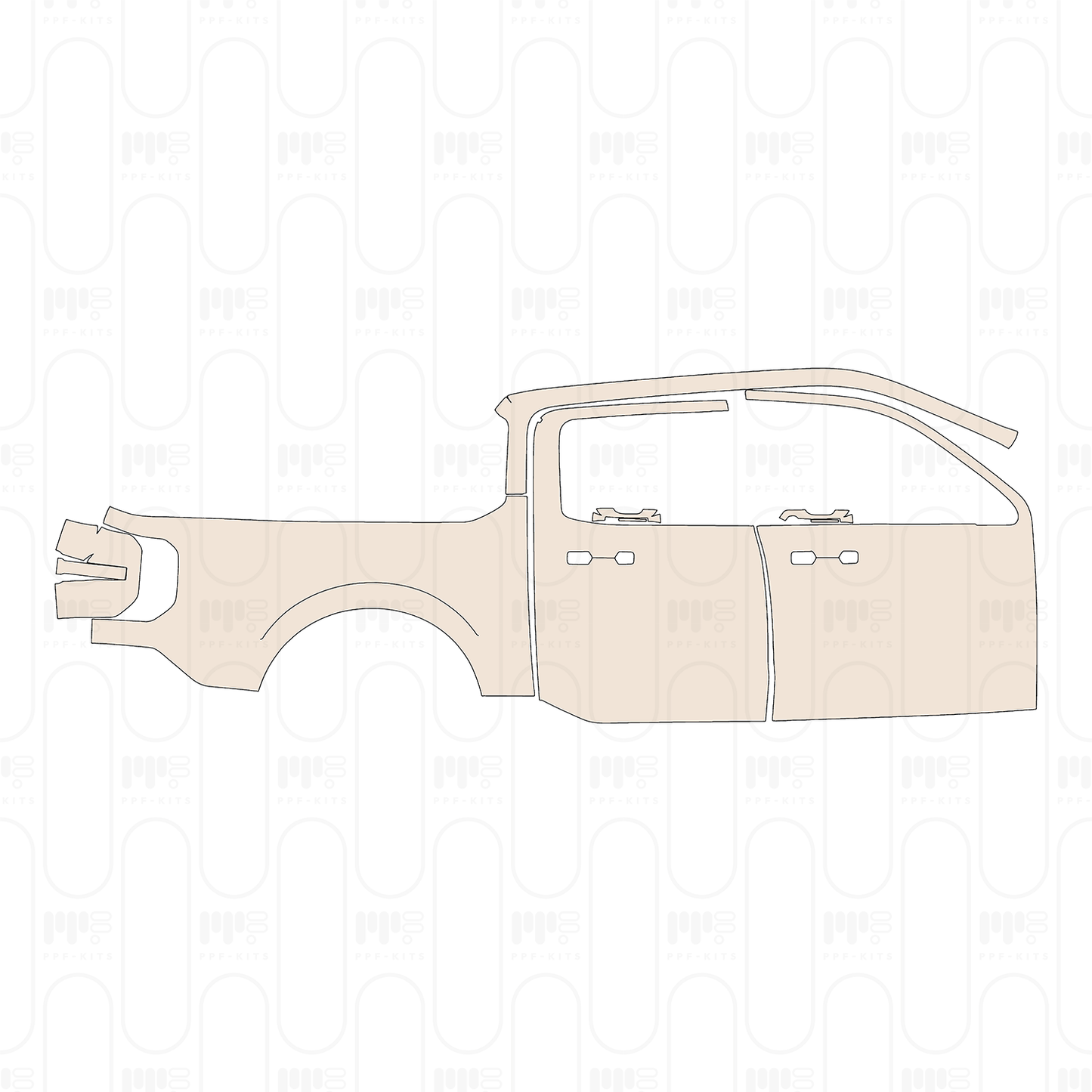 Pre-Cut PPF Ford Maverick XL 2025