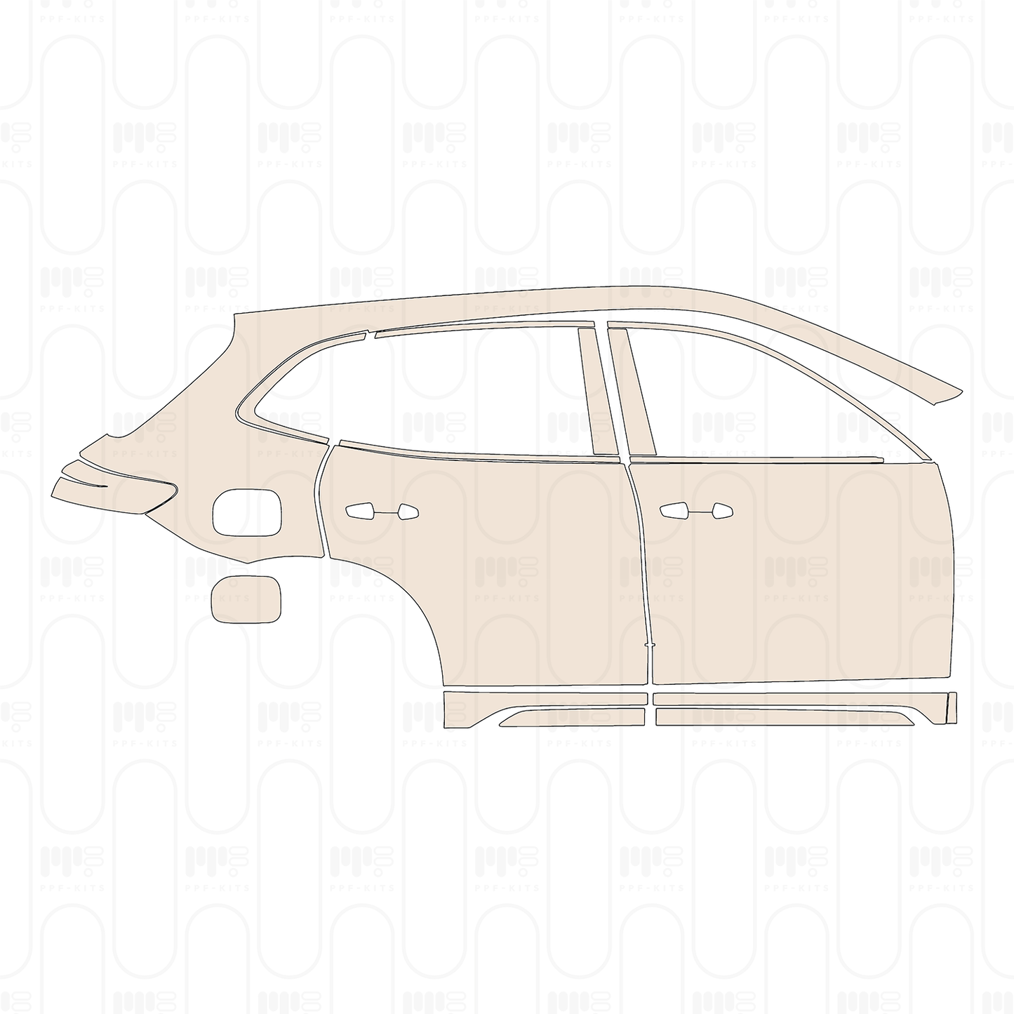 Pre-Cut PPF Geely Starray EM-i 2025