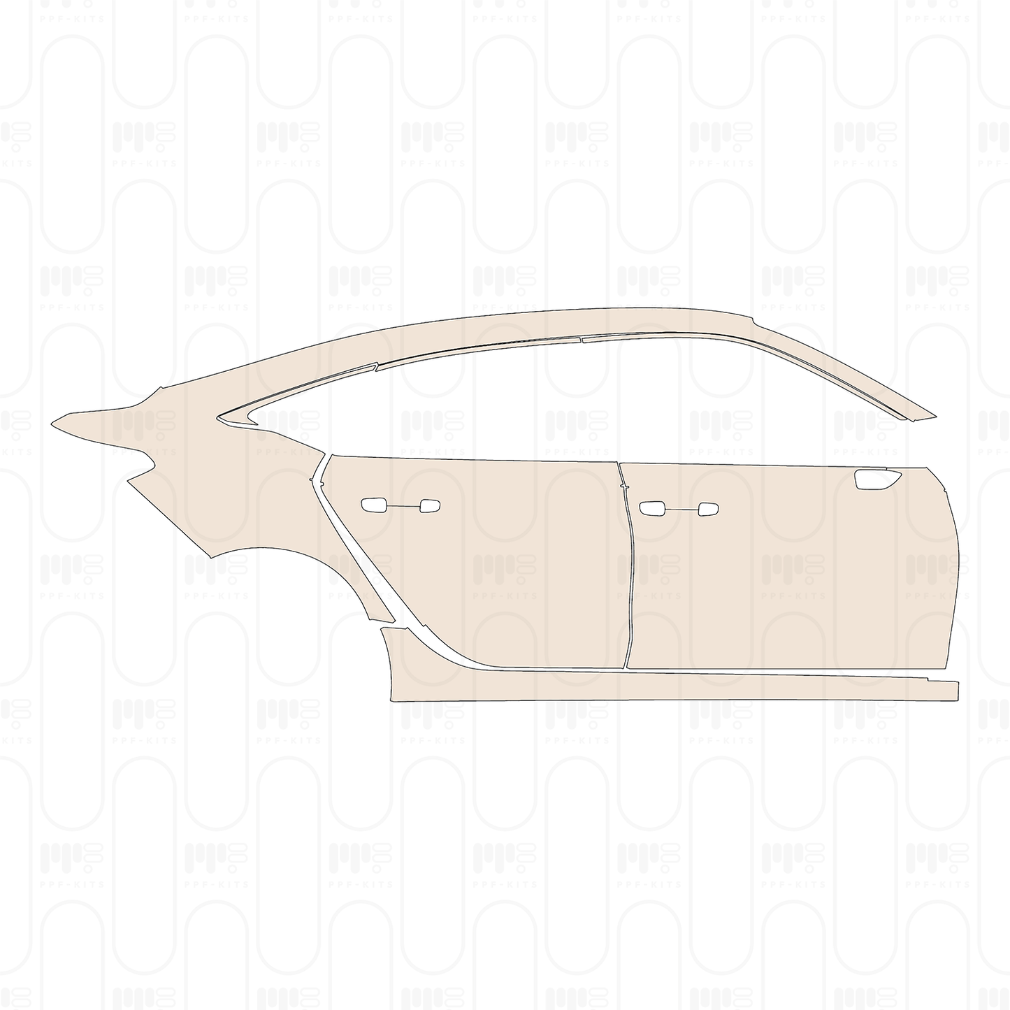Pre-Cut PPF Hyundai Tucson (EU) Base 2025