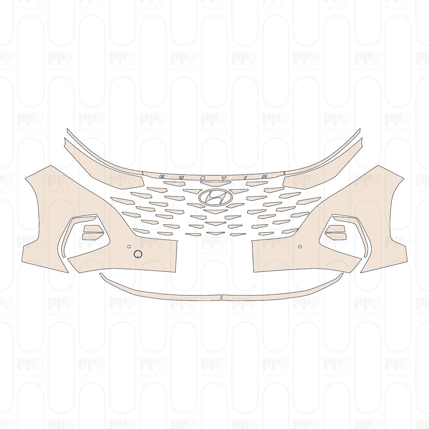 Pre-Cut PPF Hyundai Santa Fe (EU) 2025