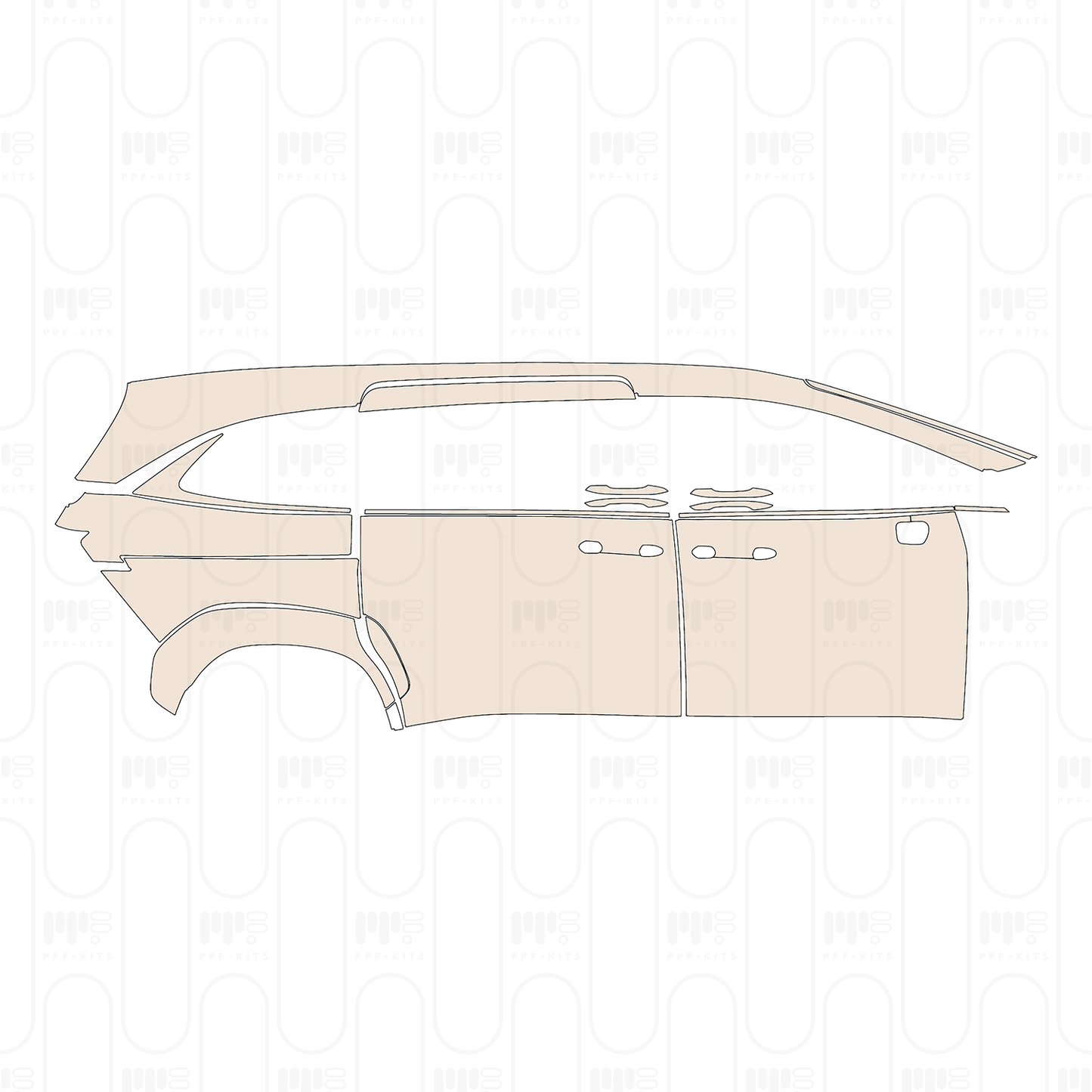 Pre-Cut PPF Hyundai Santa Fe (EU) 2025