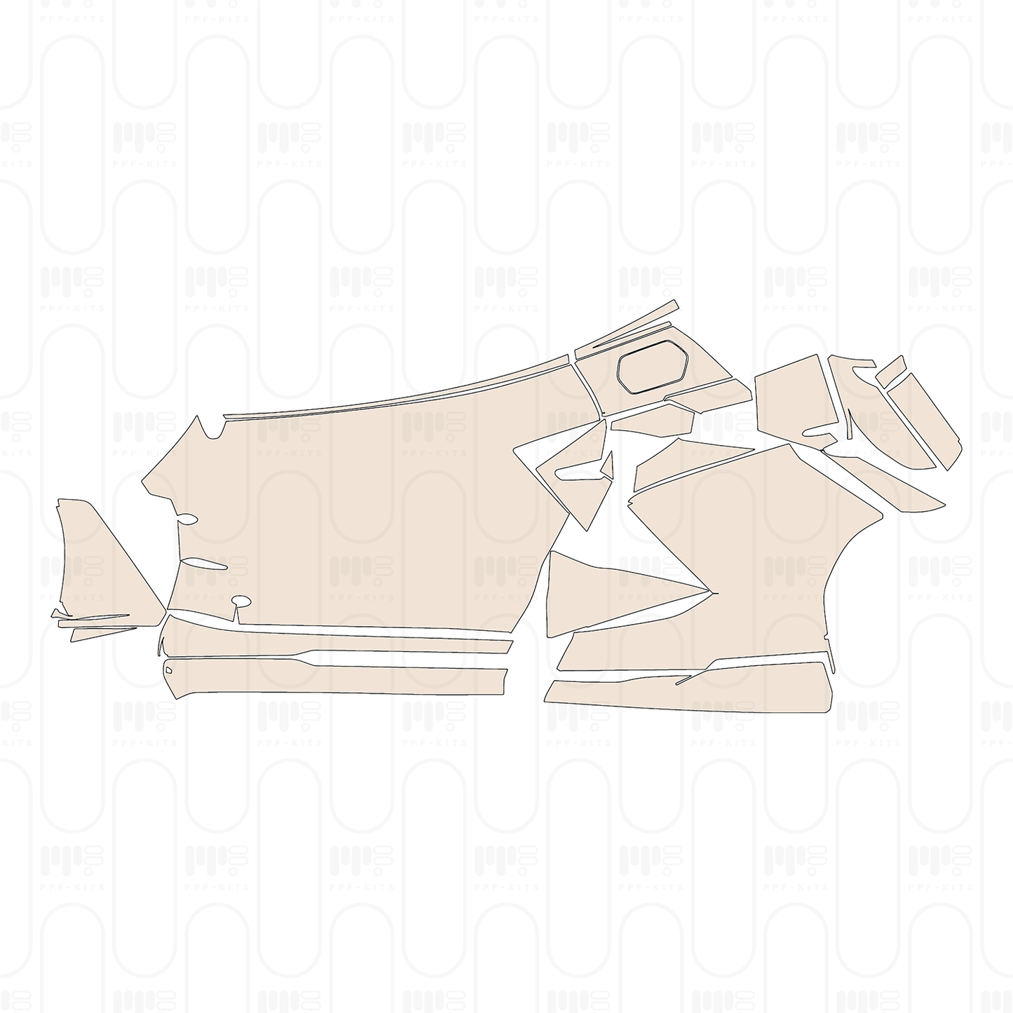 Pre-Cut PPF Mercedes-Benz CLA Shooting Brake Base 2025